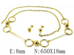 Stainless Steel Jewelry Wholesale - Stainless Steel Jewelry Sets - HY59S2698HJL