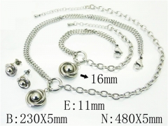 Stainless Steel Jewelry Wholesale - Stainless Steel Jewelry Sets - HY59S2292HMW