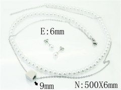 Stainless Steel Jewelry Wholesale - Stainless Steel Jewelry Sets - HY59S2086HKU