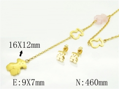 Stainless Steel Jewelry Wholesale - Stainless Steel Jewelry Sets - HY64S1361HMF