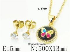 Stainless Steel Jewelry Wholesale - Stainless Steel Jewelry Sets - HY54S0595OG