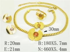 Stainless Steel Jewelry Wholesale - Stainless Steel Jewelry Sets - HY50S0371JXX