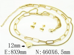 Stainless Steel Jewelry Wholesale - Stainless Steel Jewelry Sets - HY59S2254HLT