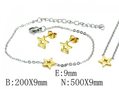 Stainless Steel Jewelry Wholesale - Stainless Steel Jewelry Sets - HY59S2834ME