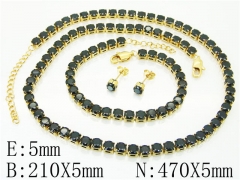 Stainless Steel Jewelry Wholesale - Stainless Steel Jewelry Sets - HY59S0146JOG