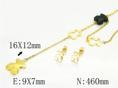 Stainless Steel Jewelry Wholesale - Stainless Steel Jewelry Sets - HY64S1367HME