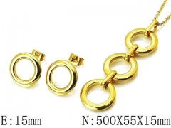 Stainless Steel Jewelry Wholesale - Stainless Steel Jewelry Sets - HY59S2725HWW