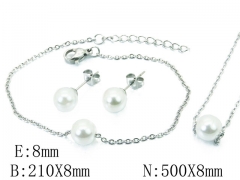 Stainless Steel Jewelry Wholesale - Stainless Steel Jewelry Sets - HY59B1673LV