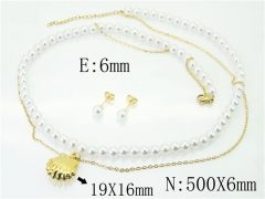 Stainless Steel Jewelry Wholesale - Stainless Steel Jewelry Sets - HY59S2021HL5