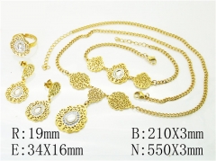 Stainless Steel Jewelry Wholesale - Stainless Steel Jewelry Sets - HY50S0221JSS
