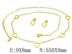 Stainless Steel Jewelry Wholesale - Stainless Steel Jewelry Sets - HY59S2874HHG