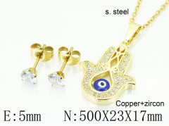 Stainless Steel Jewelry Wholesale - Stainless Steel Jewelry Sets - HY54S0585OLS
