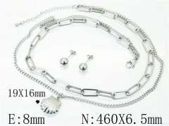 Stainless Steel Jewelry Wholesale - Stainless Steel Jewelry Sets - HY59S2214HJW