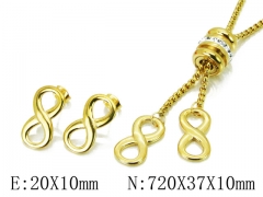 Stainless Steel Jewelry Wholesale - Stainless Steel Jewelry Sets - HY59S1404HKA