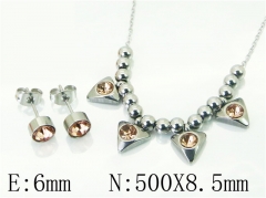 Stainless Steel Jewelry Wholesale - Stainless Steel Jewelry Sets - HY91S1537PF