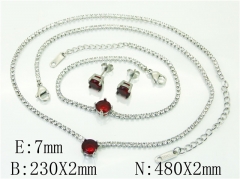 Stainless Steel Jewelry Wholesale - Stainless Steel Jewelry Sets - HY59S2474IVL