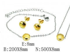 Stainless Steel Jewelry Wholesale - Stainless Steel Jewelry Sets - HY59S2832MQ