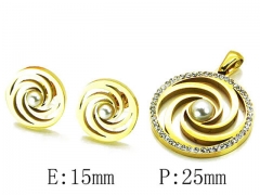 Stainless Steel Jewelry Wholesale - Stainless Steel Jewelry Sets - HY25S0582HKL