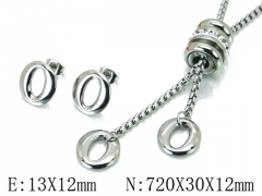 Stainless Steel Jewelry Wholesale - Stainless Steel Jewelry Sets - HY59S1395HIS