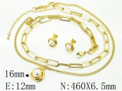 Stainless Steel Jewelry Wholesale - Stainless Steel Jewelry Sets - HY59S2249HLQ