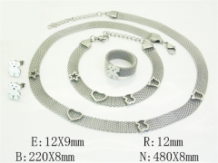 Stainless Steel Jewelry Wholesale - Stainless Steel Jewelry Sets - HY50S0691IMT