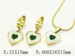 Stainless Steel Jewelry Wholesale - Stainless Steel Jewelry Sets - HY32S0200HIW