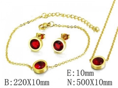 Stainless Steel Jewelry Wholesale - Stainless Steel Jewelry Sets - HY59S2739PC