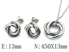 Stainless Steel Jewelry Wholesale - Stainless Steel Jewelry Sets - HY59S1422NC