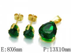 Stainless Steel Jewelry Wholesale - Stainless Steel Jewelry Sets - HY21S0011JHX
