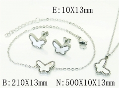 Stainless Steel Jewelry Wholesale - Stainless Steel Jewelry Sets - HY59S2495HHQ