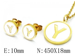 Stainless Steel Jewelry Wholesale - Stainless Steel Jewelry Sets - HY25S0741HKY