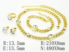 Stainless Steel Jewelry Wholesale - Stainless Steel Jewelry Sets - HY50S0248JSS