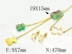 Stainless Steel Jewelry Wholesale - Stainless Steel Jewelry Sets - HY64S1372HOD