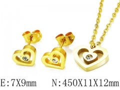 Stainless Steel Jewelry Wholesale - Stainless Steel Jewelry Sets - HY25S0611NX