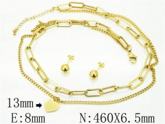 Stainless Steel Jewelry Wholesale - Stainless Steel Jewelry Sets - HY59S2236HLT