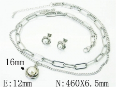 Stainless Steel Jewelry Wholesale - Stainless Steel Jewelry Sets - HY59S2222HJG