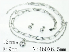 Stainless Steel Jewelry Wholesale - Stainless Steel Jewelry Sets - HY59S2228HJT
