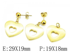 Stainless Steel Jewelry Wholesale - Stainless Steel Jewelry Sets - HY64S1082HWW