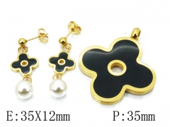 Stainless Steel Jewelry Wholesale - Stainless Steel Jewelry Sets - HY00S0053NR