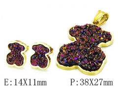 Stainless Steel Jewelry Wholesale - Stainless Steel Jewelry Sets - HY64S0842IHW