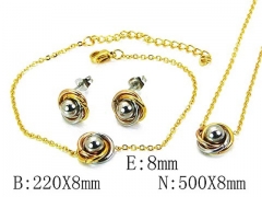 Stainless Steel Jewelry Wholesale - Stainless Steel Jewelry Sets - HY59S2754PS