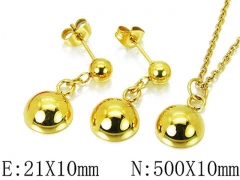Stainless Steel Jewelry Wholesale - Stainless Steel Jewelry Sets - HY64S1052ND