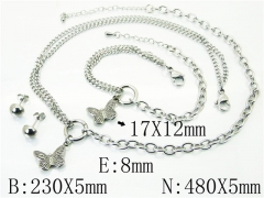 Stainless Steel Jewelry Wholesale - Stainless Steel Jewelry Sets - HY59S2298HMC