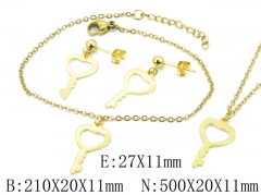 Stainless Steel Jewelry Wholesale - Stainless Steel Jewelry Sets - HY59B1675MG