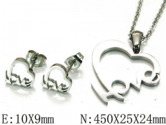 Stainless Steel Jewelry Wholesale - Stainless Steel Jewelry Sets - HY54S0436LV