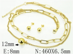 Stainless Steel Jewelry Wholesale - Stainless Steel Jewelry Sets - HY59S2245HLX