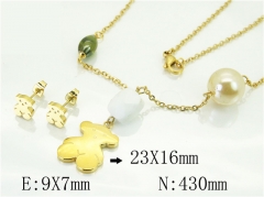 Stainless Steel Jewelry Wholesale - Stainless Steel Jewelry Sets - HY64S1351HMS