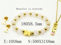 Stainless Steel Jewelry Wholesale - Stainless Steel Jewelry Sets - HY21S0399JJB