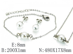 Stainless Steel Jewelry Wholesale - Stainless Steel Jewelry Sets - HY59S2335LLA