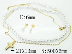 Stainless Steel Jewelry Wholesale - Stainless Steel Jewelry Sets - HY59S2022HLL